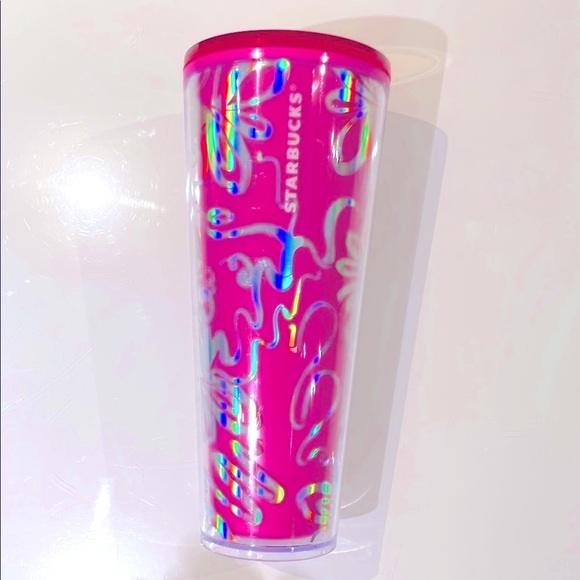 Starbucks Limited Edition Holiday 2023 Hot Pink / Color Changing Venti Tumbler - Picture 7 of 7